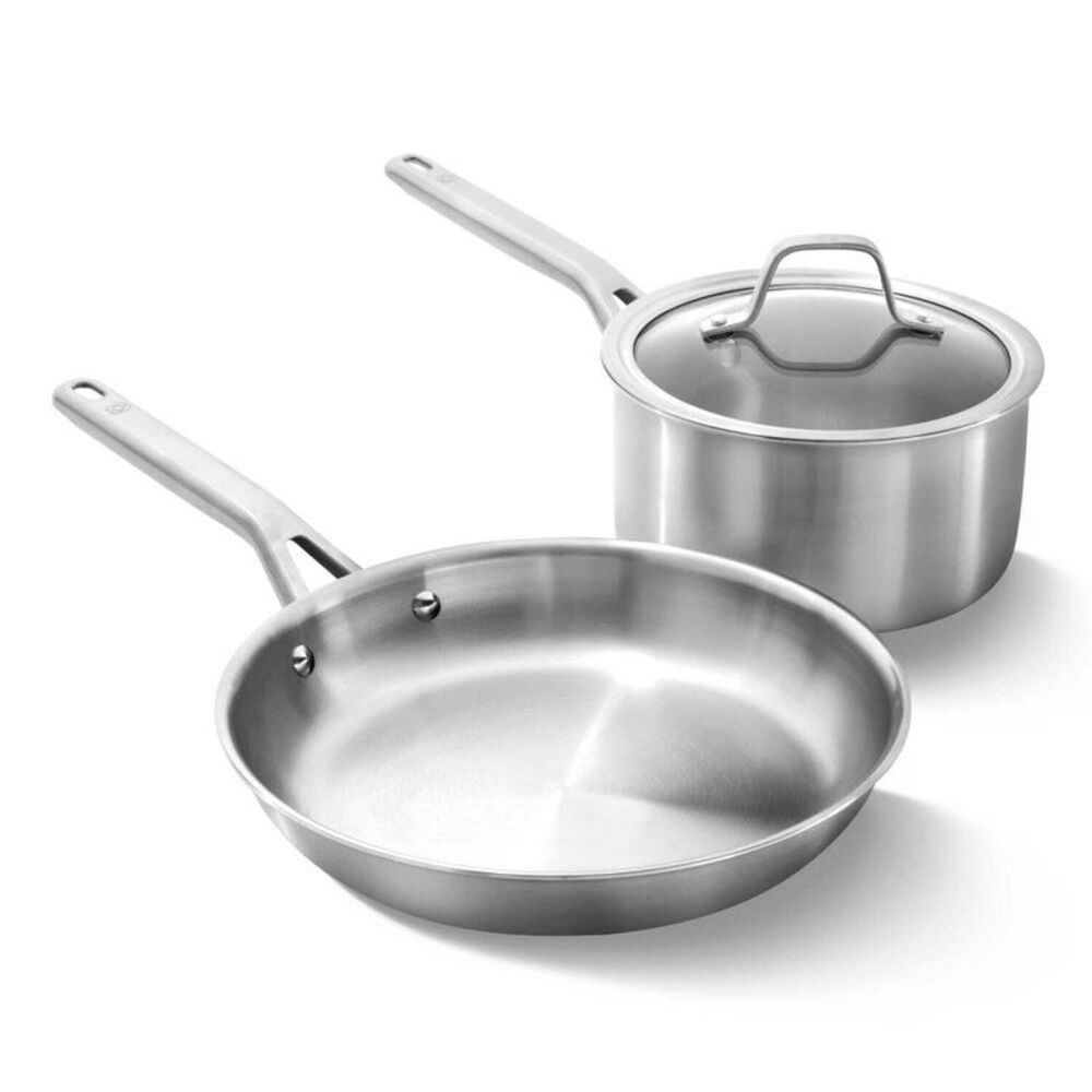 Calphalon -  3pc Stainless Steel Cookware Set Stainless Steel